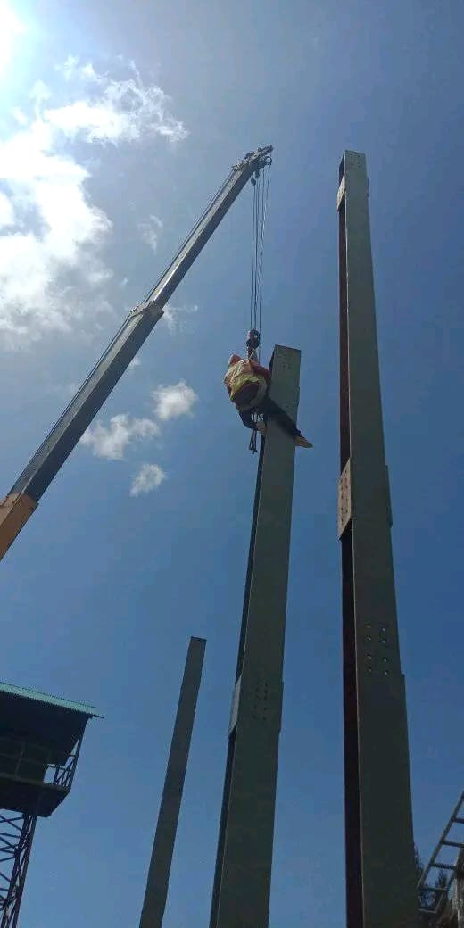 Industrial metalwork